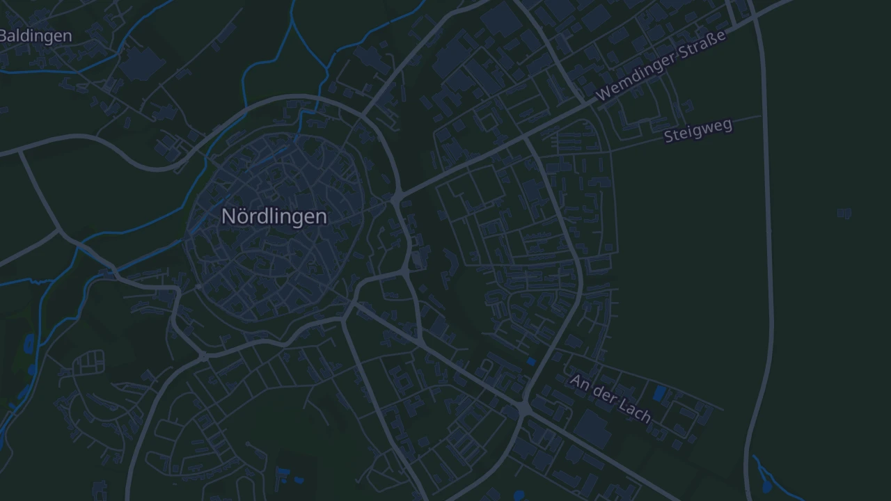 Karte von Nördlingen