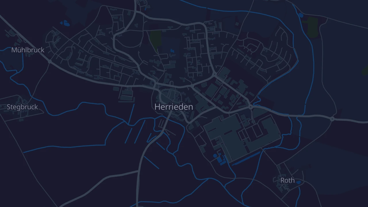 Karte von Herrieden
