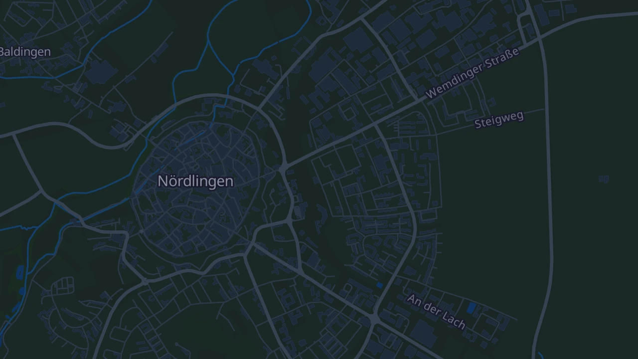 Karte von Nördlingen
