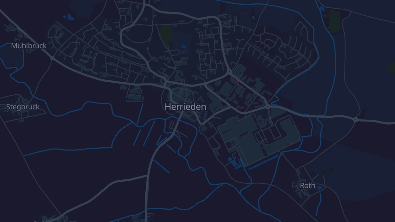 Karte von Herrieden