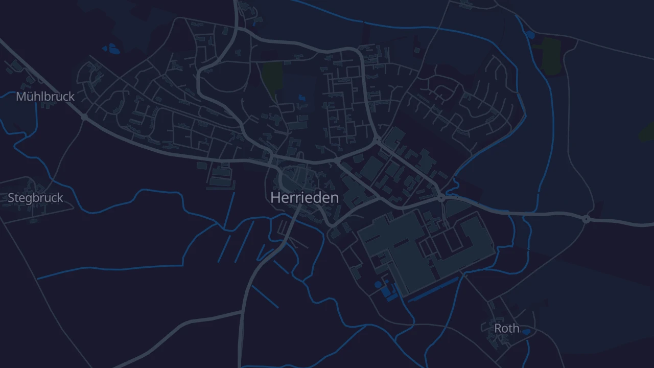 Karte von Herrieden