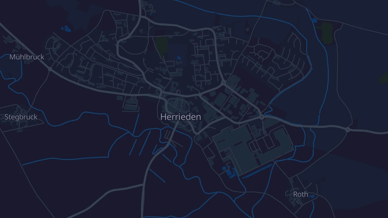Karte von Herrieden