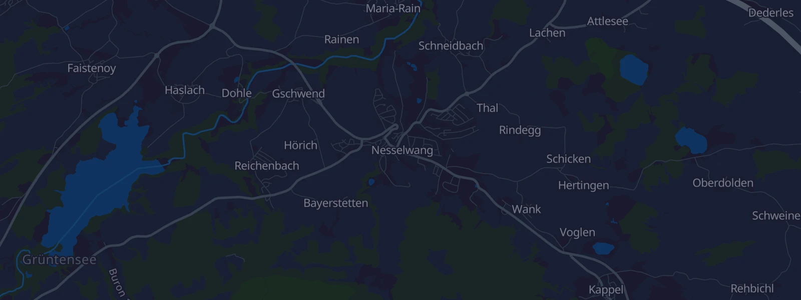 Karte von Nesselwang