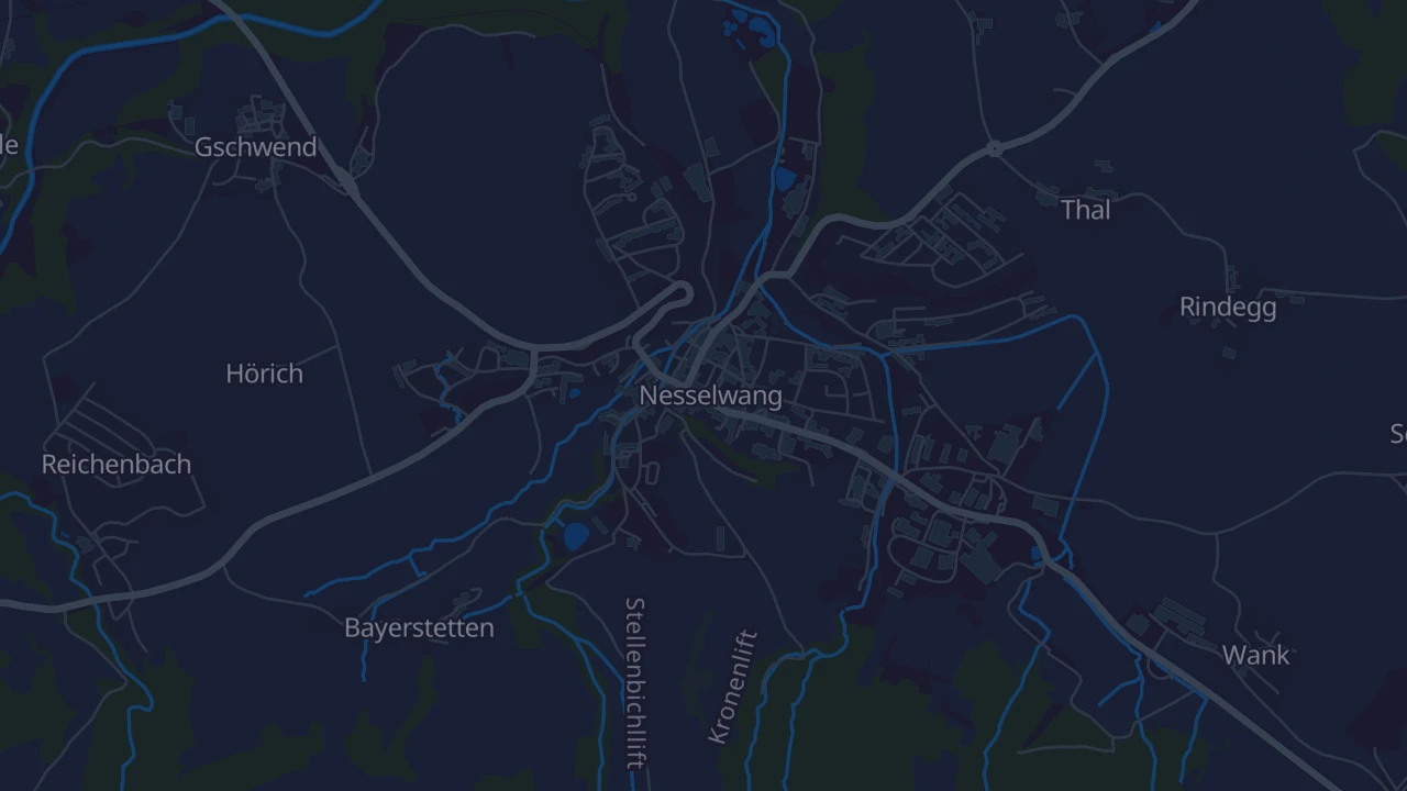 Karte von Nesselwang