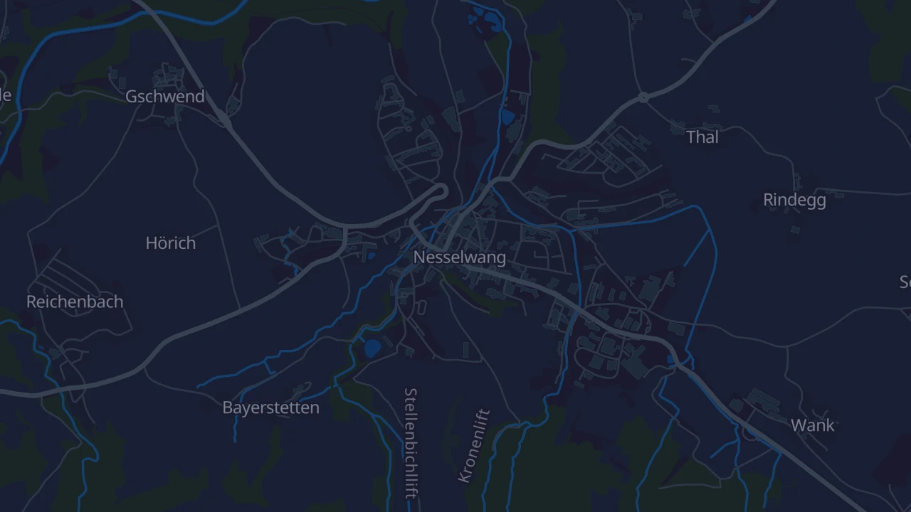 Karte von Nesselwang