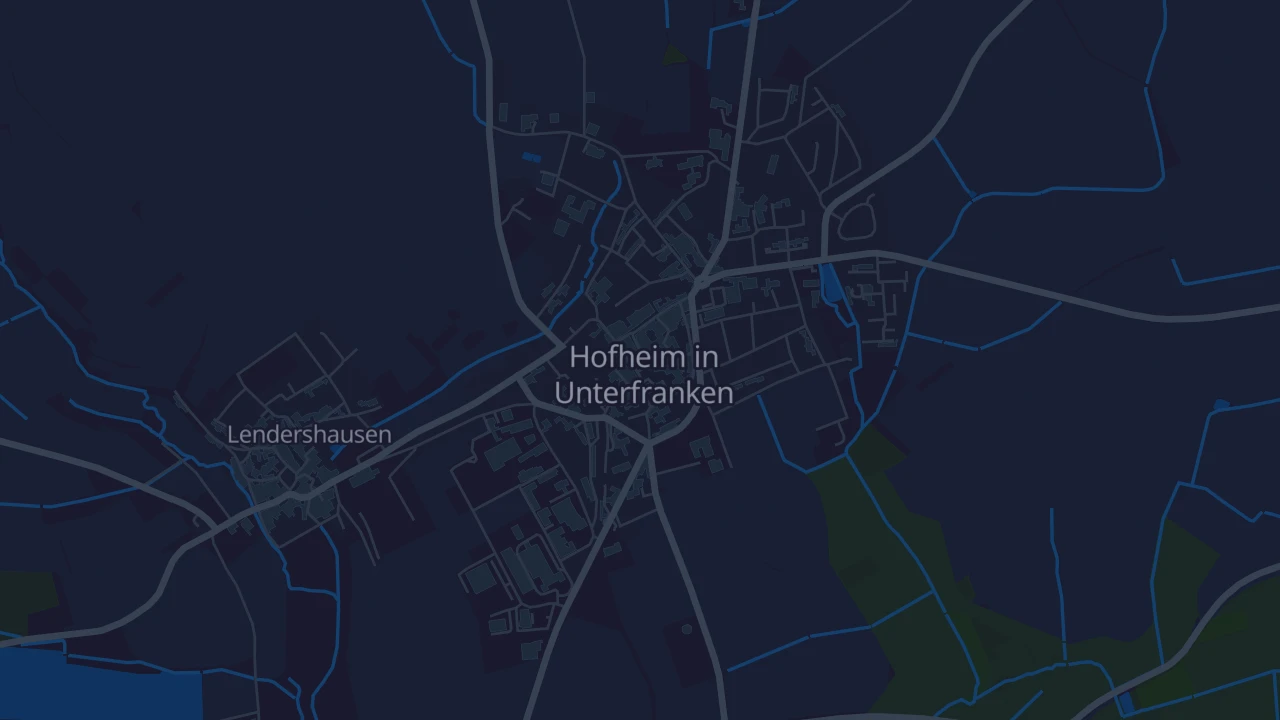 Karte von Hofheim i. UFr.