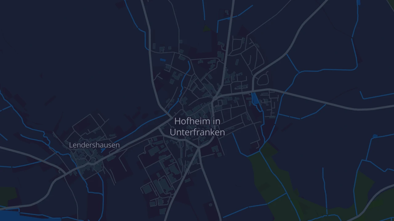Karte von Hofheim i. UFr.