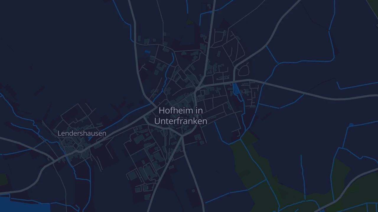 Karte von Hofheim i. UFr.