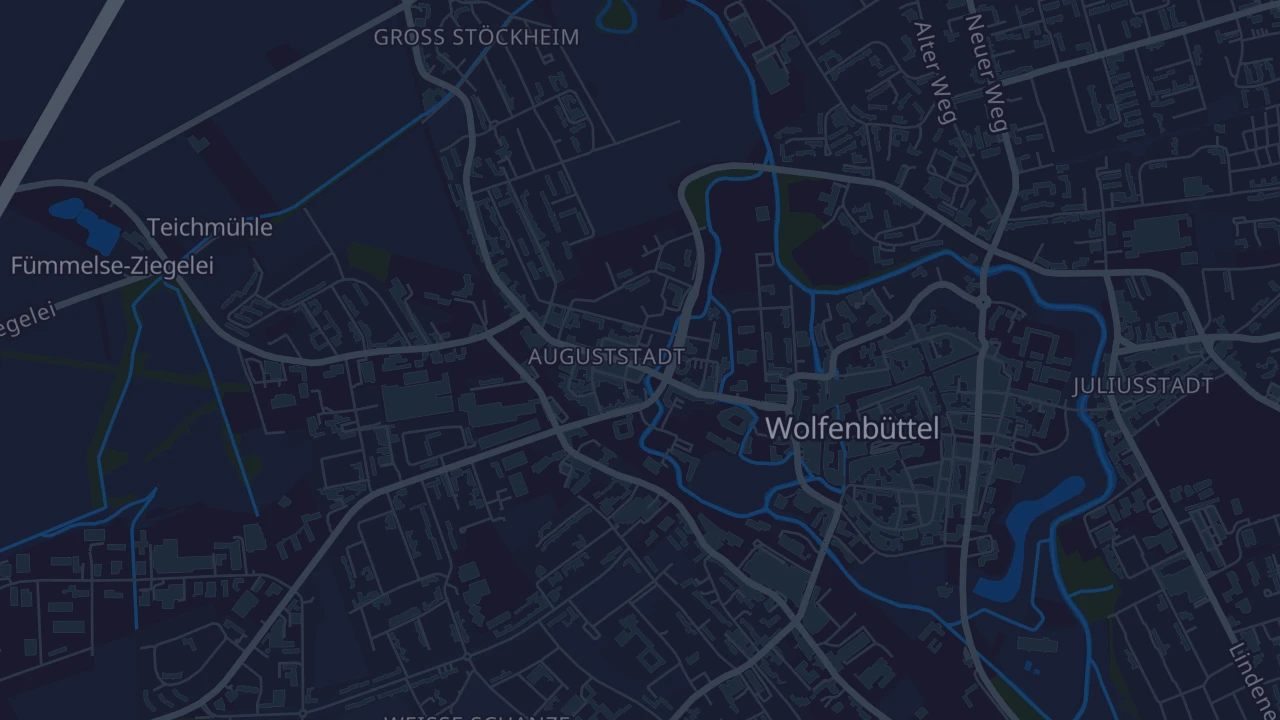 Karte von Wolfenbüttel