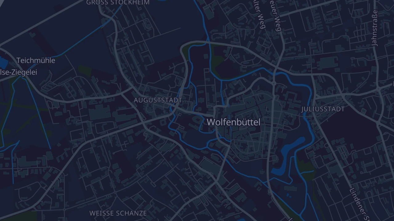 Karte von Wolfenbüttel