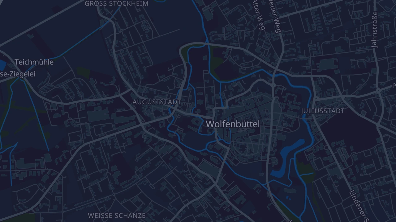 Karte von Wolfenbüttel