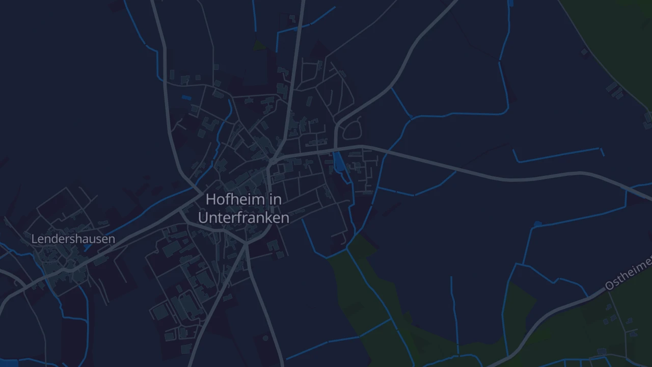 Karte von Hofheim i. UFr.