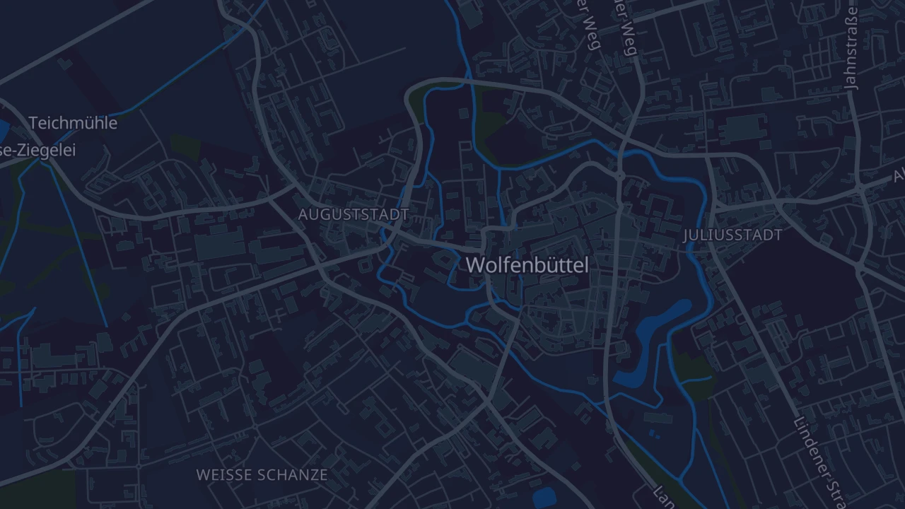 Karte von Wolfenbüttel