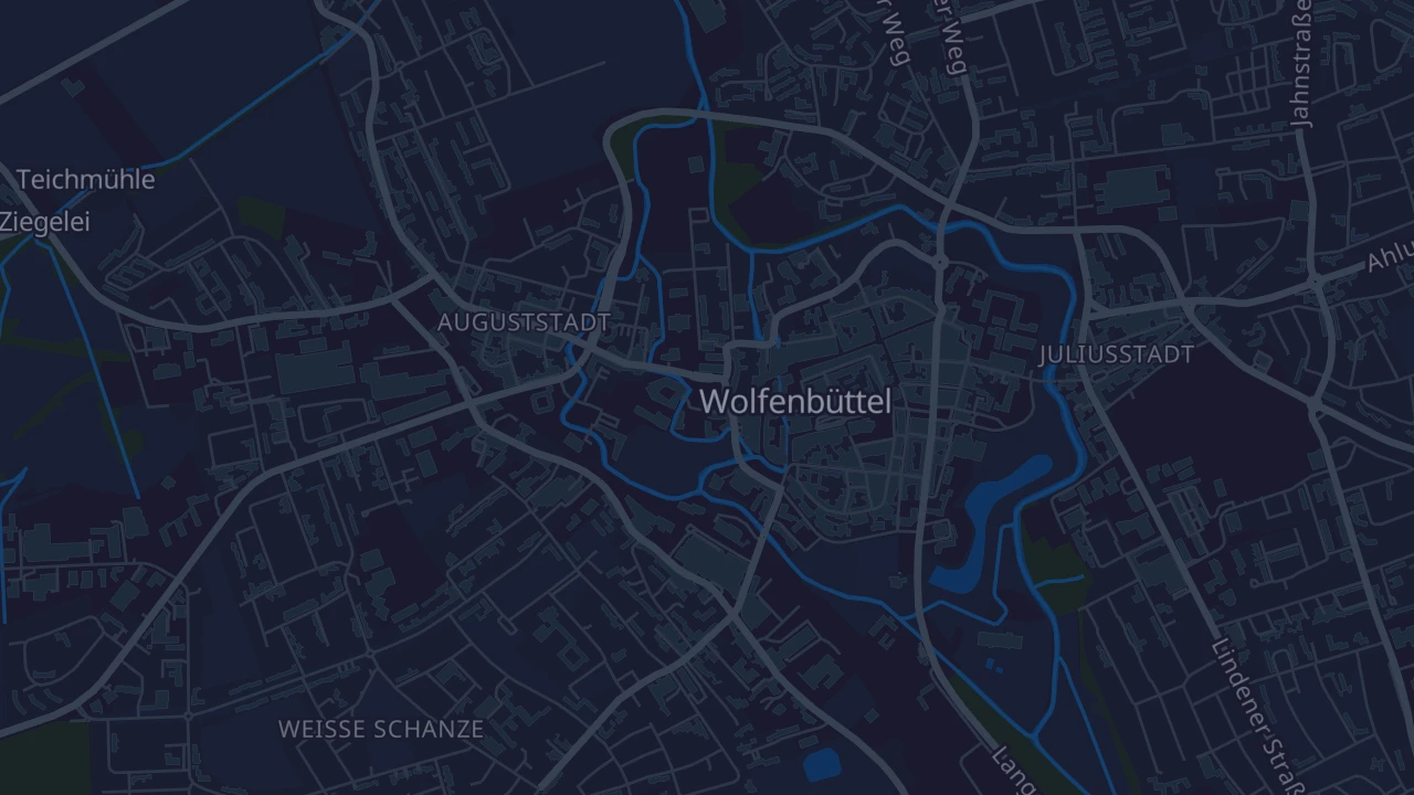 Karte von Wolfenbüttel