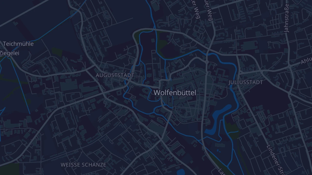 Karte von Wolfenbüttel