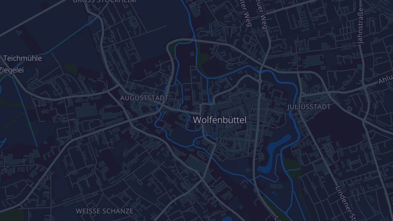 Karte von Wolfenbüttel