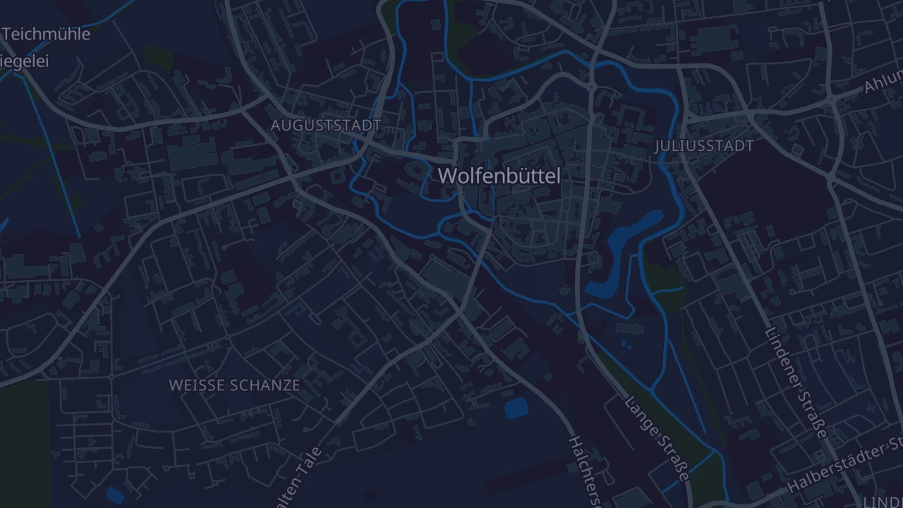 Karte von Wolfenbüttel