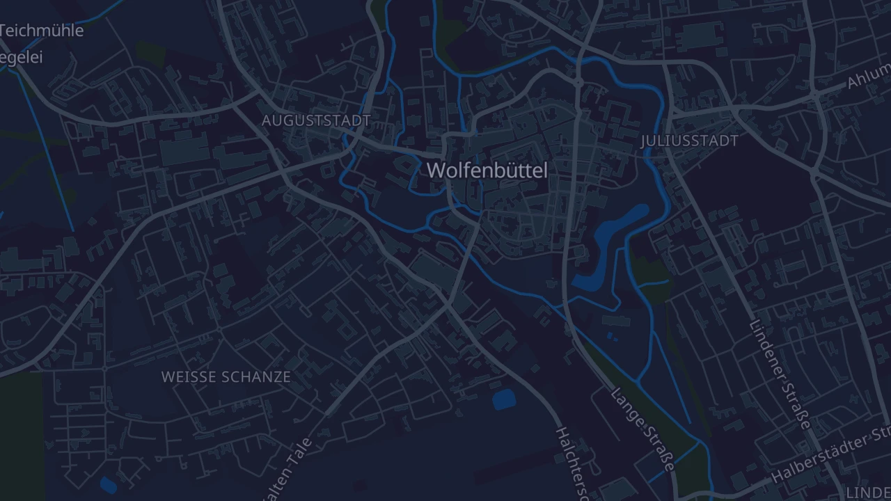 Karte von Wolfenbüttel