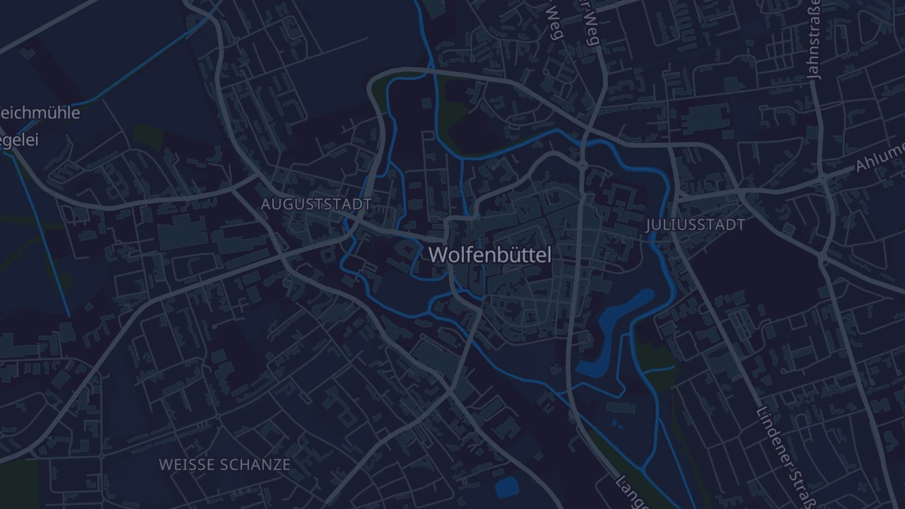 Karte von Wolfenbüttel