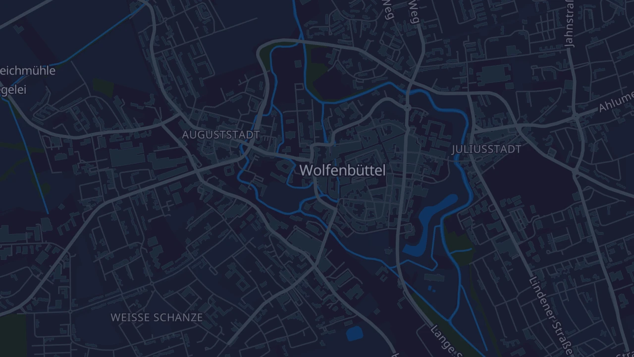 Karte von Wolfenbüttel