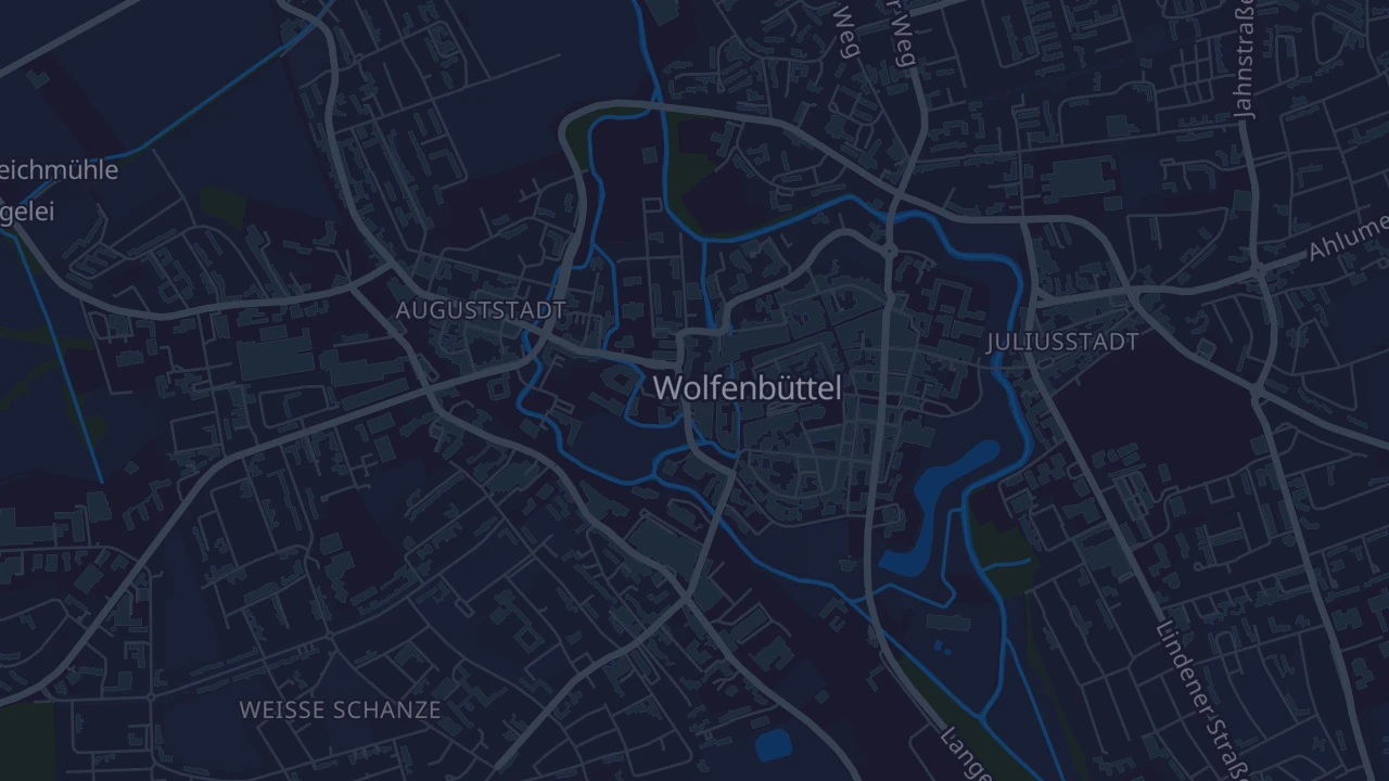 Karte von Wolfenbüttel