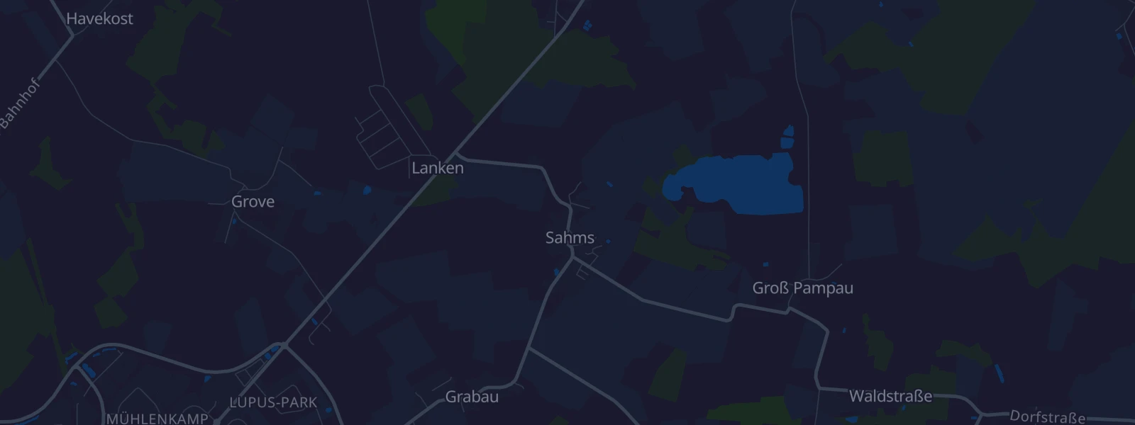Karte von Sahms
