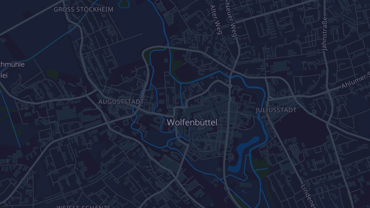 Karte von Wolfenbüttel