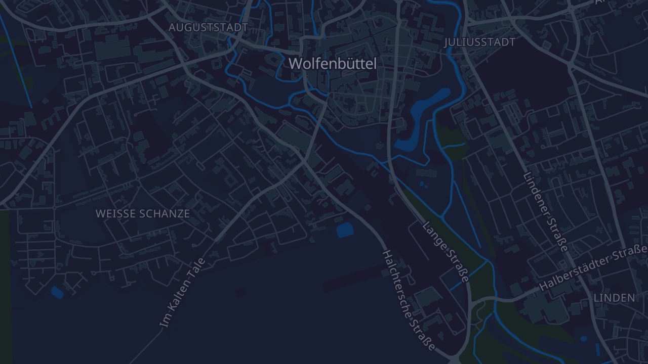 Karte von Wolfenbüttel