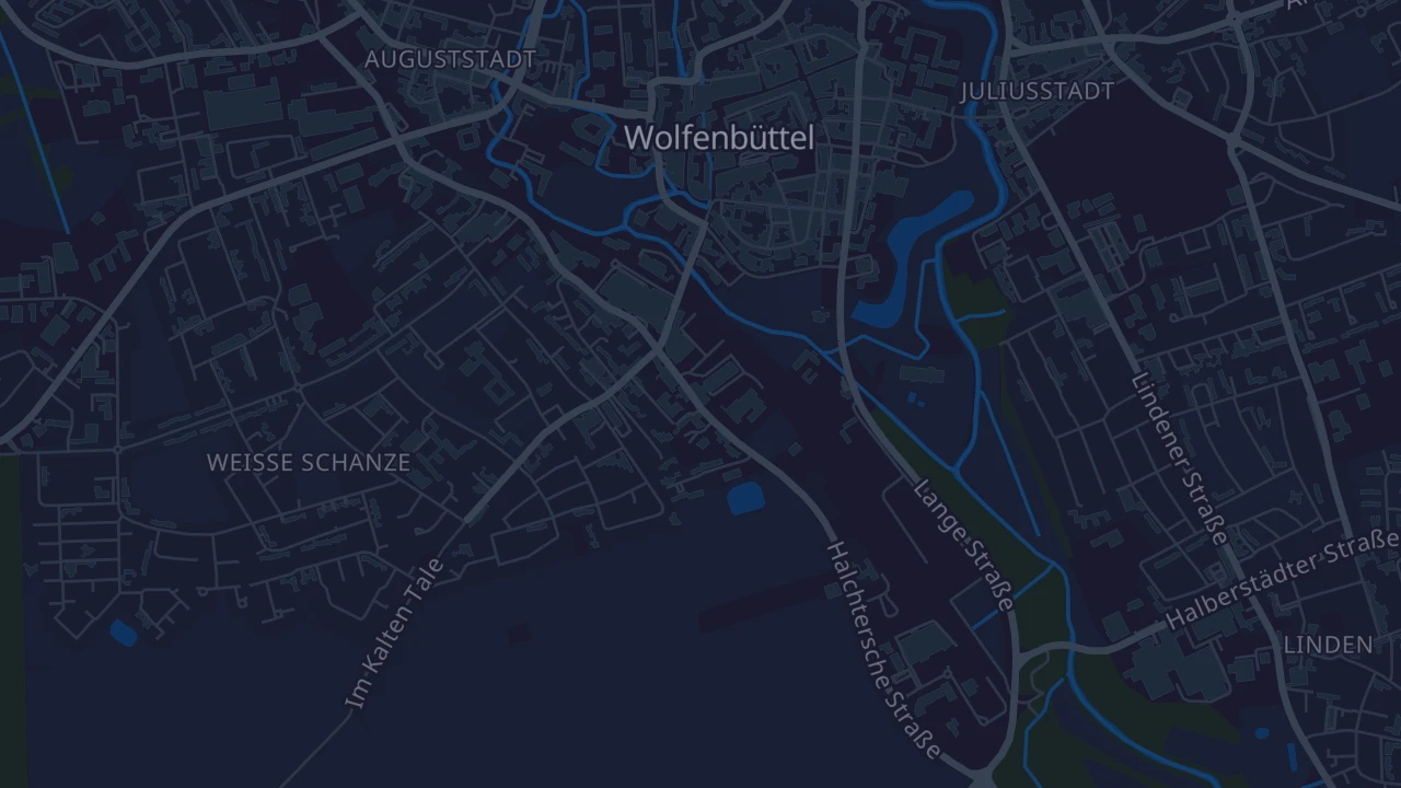 Karte von Wolfenbüttel