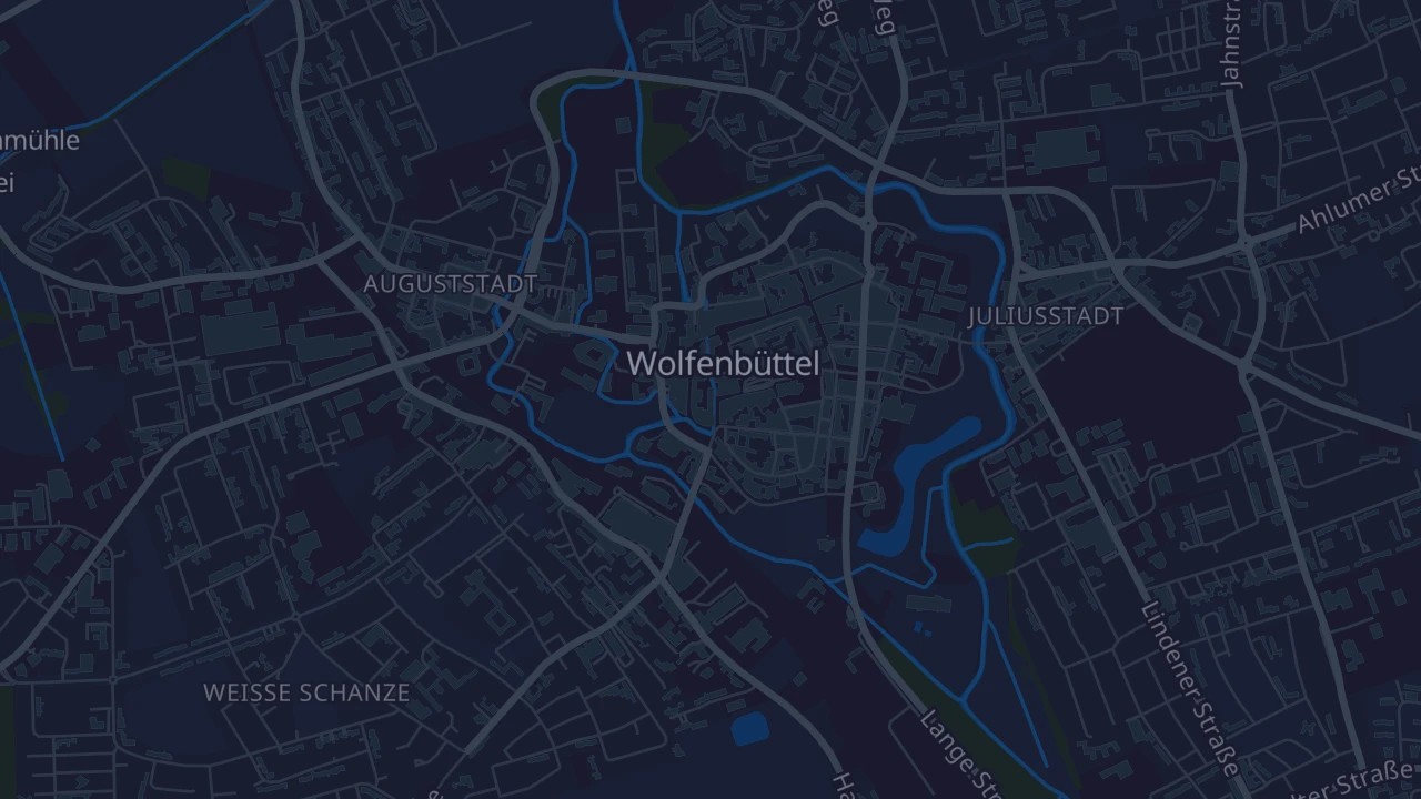 Karte von Wolfenbüttel