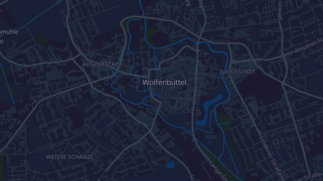 Karte von Wolfenbüttel