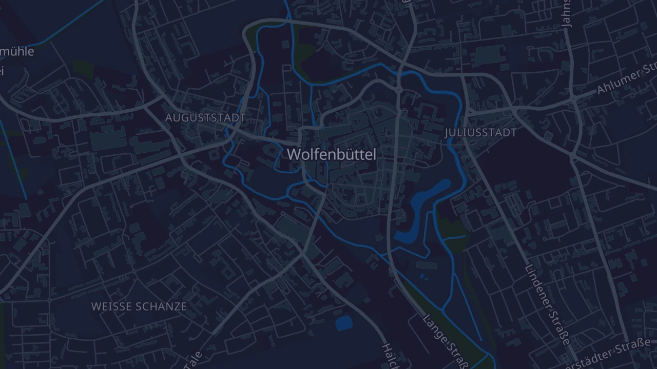 Karte von Wolfenbüttel