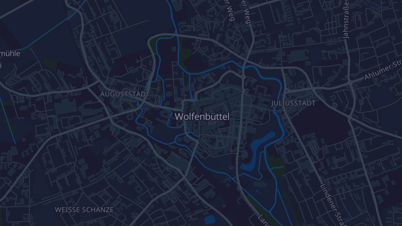 Karte von Wolfenbüttel