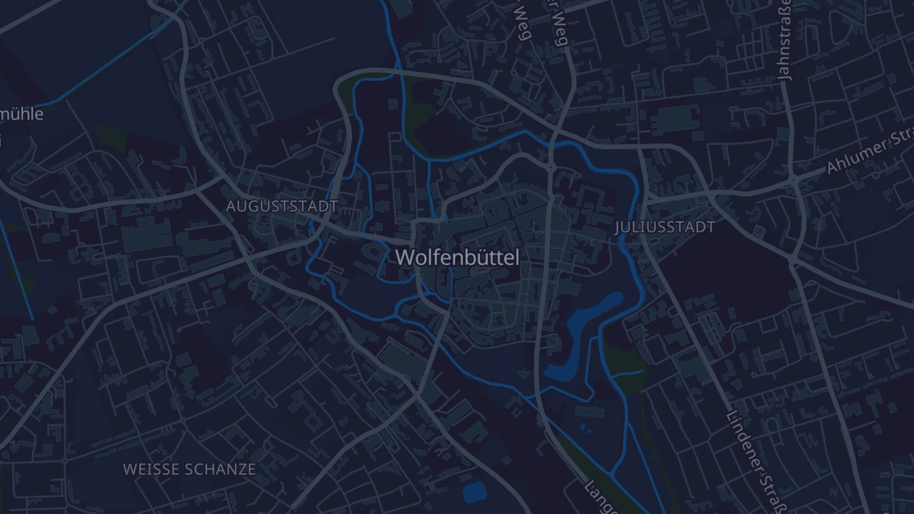 Karte von Wolfenbüttel