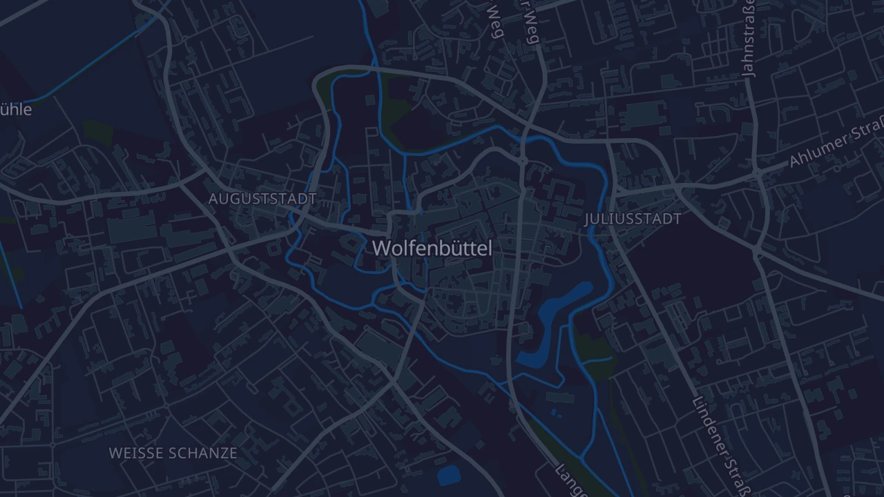 Karte von Wolfenbüttel