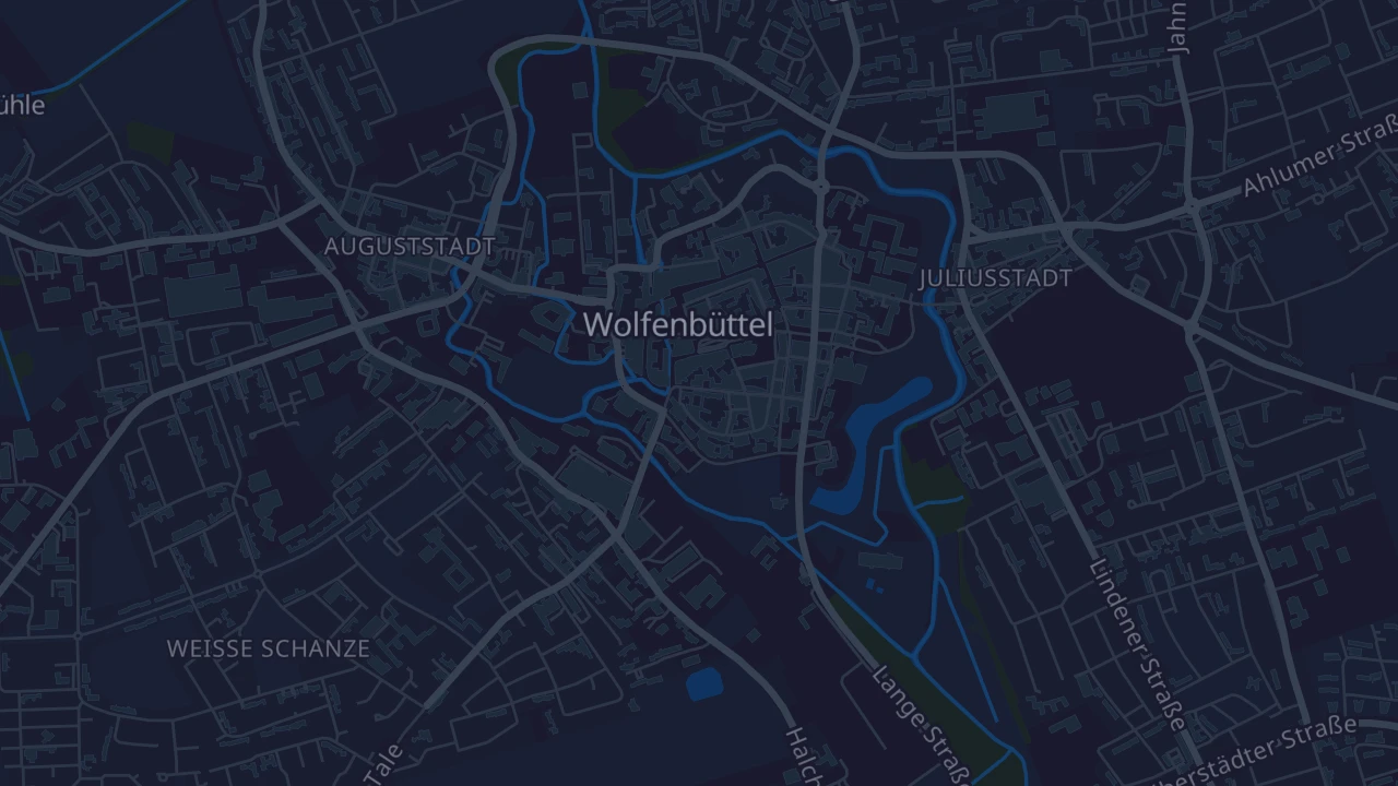 Karte von Wolfenbüttel