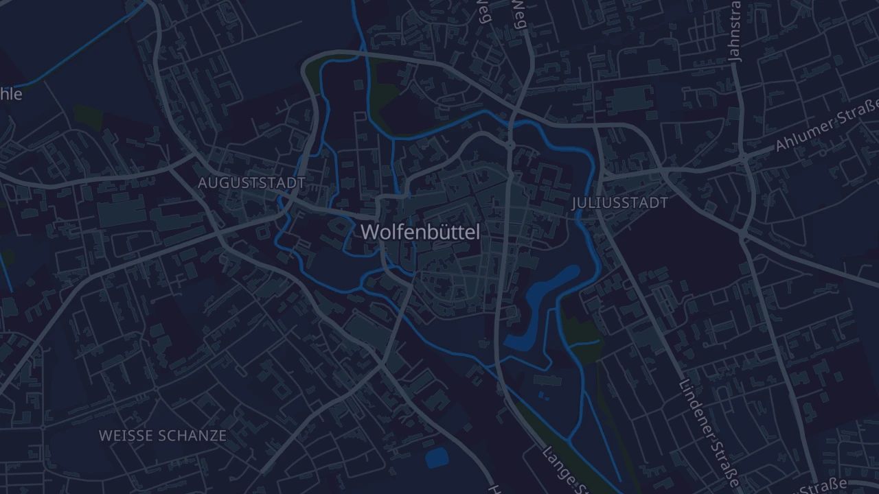 Karte von Wolfenbüttel