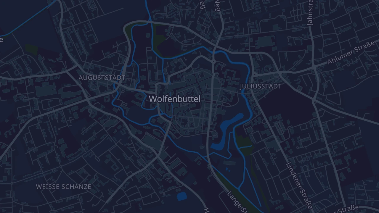 Karte von Wolfenbüttel