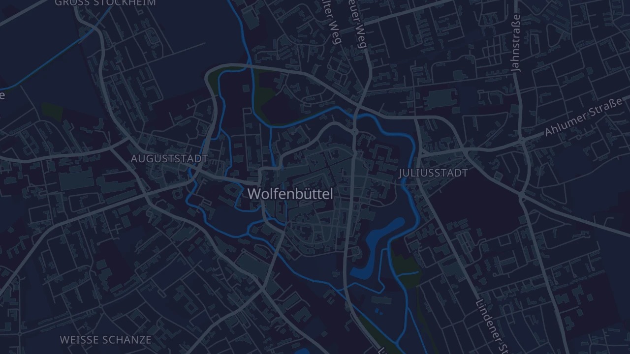 Karte von Wolfenbüttel