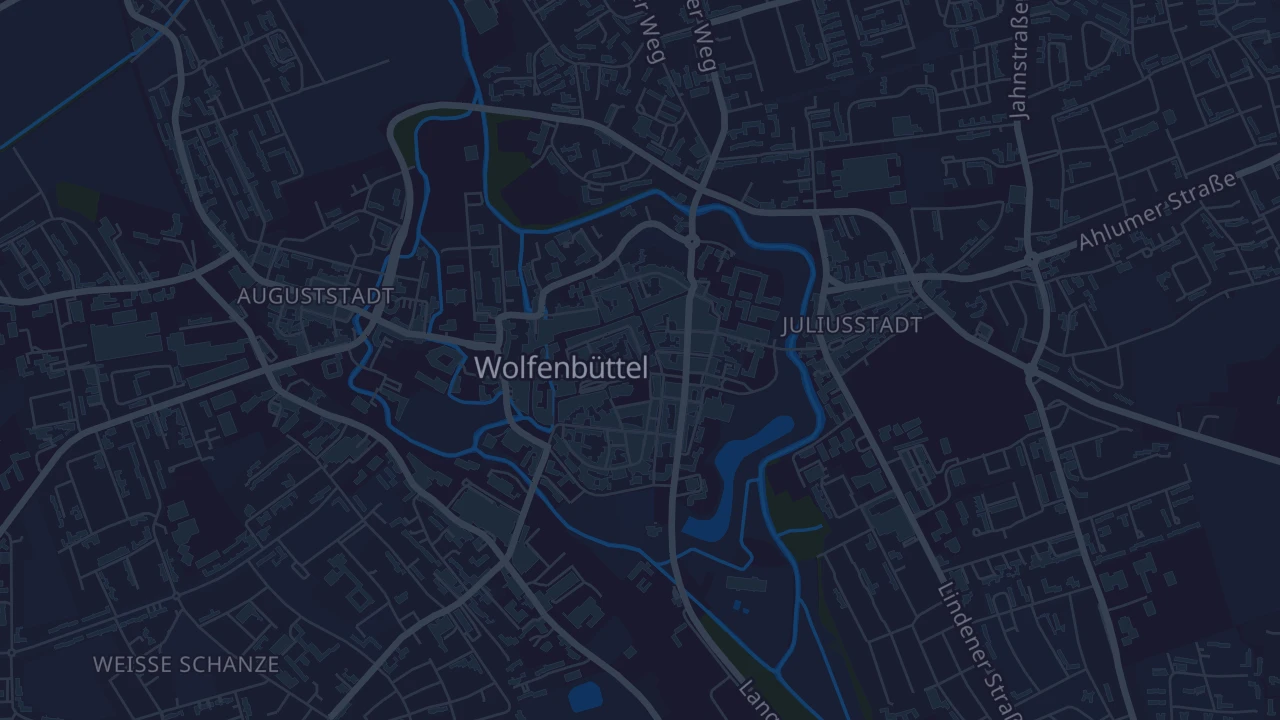 Karte von Wolfenbüttel