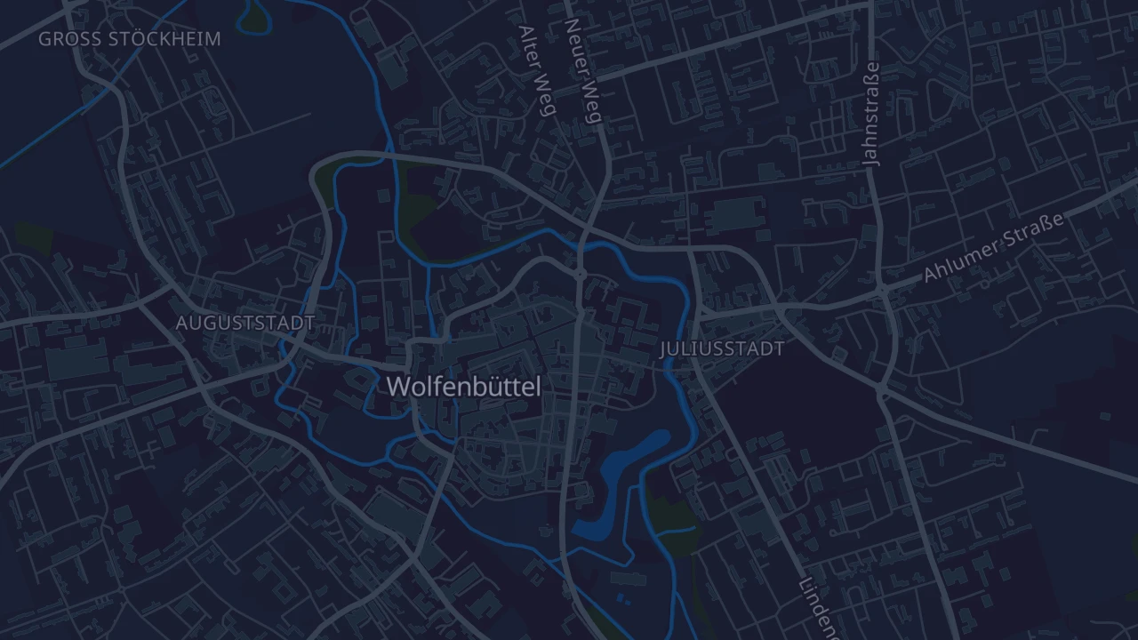 Karte von Wolfenbüttel
