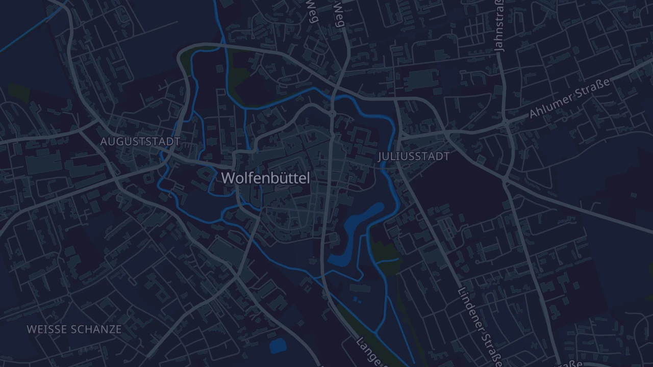 Karte von Wolfenbüttel