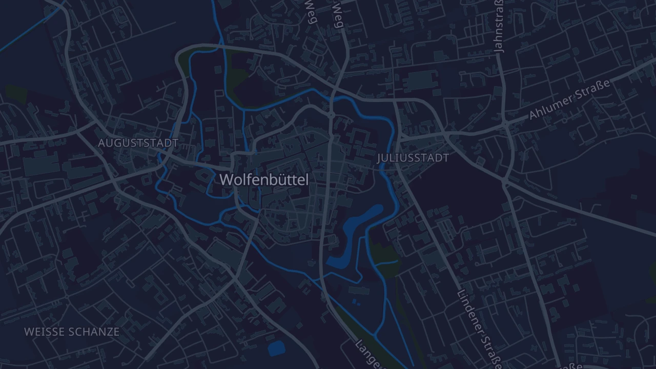 Karte von Wolfenbüttel