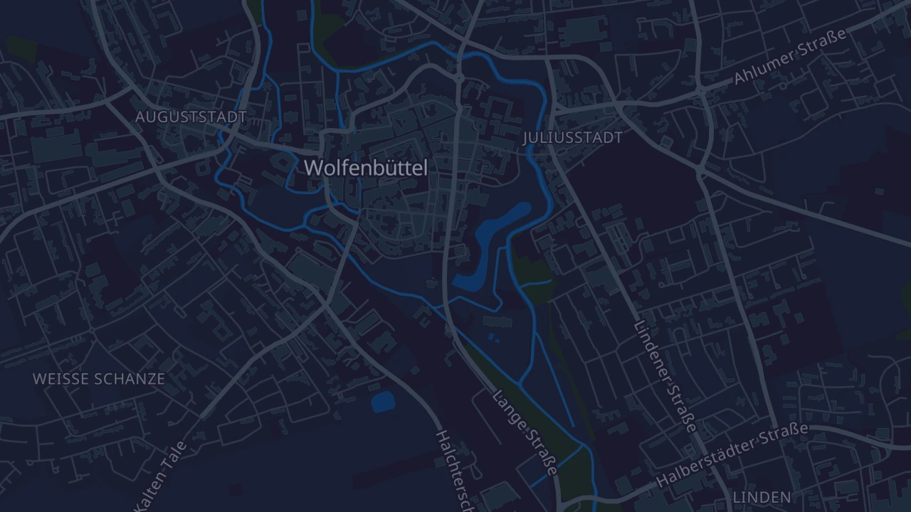 Karte von Wolfenbüttel