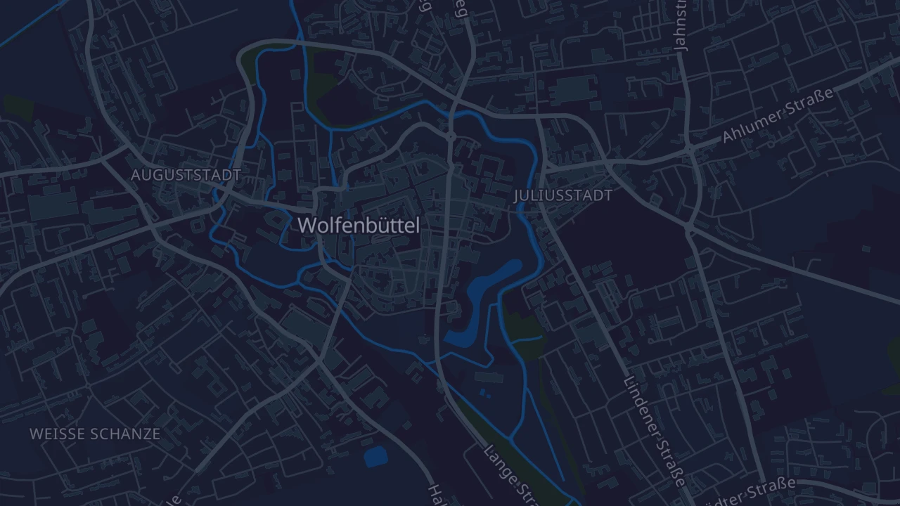 Karte von Wolfenbüttel