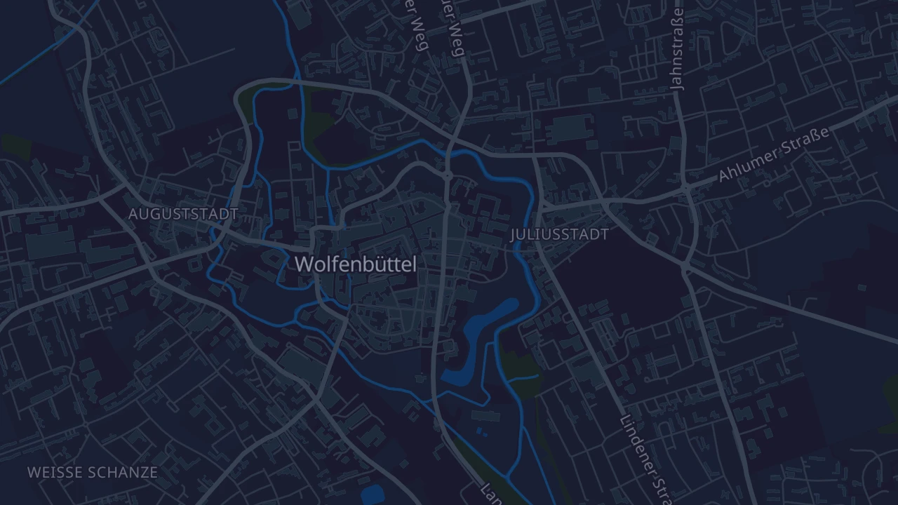 Karte von Wolfenbüttel