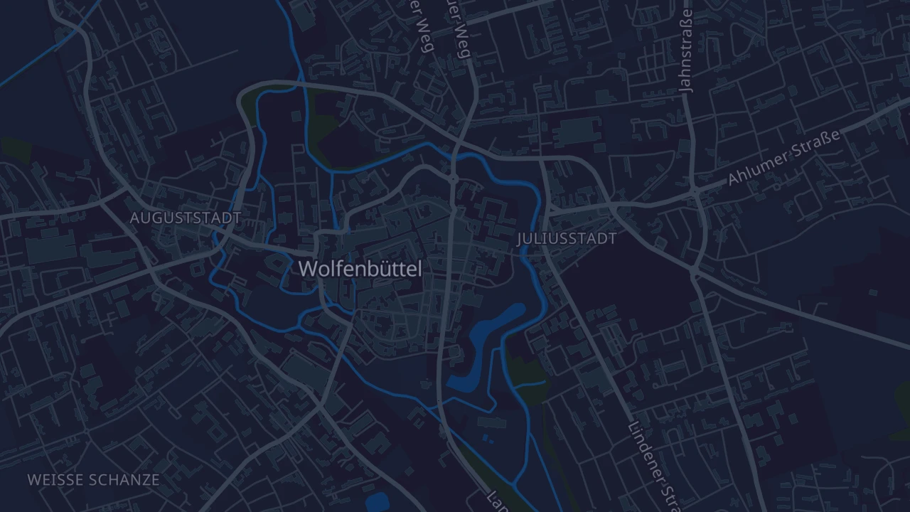 Karte von Wolfenbüttel