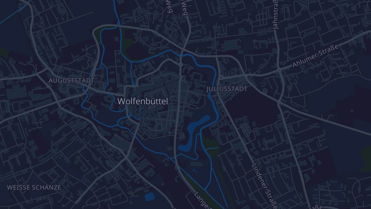 Karte von Wolfenbüttel