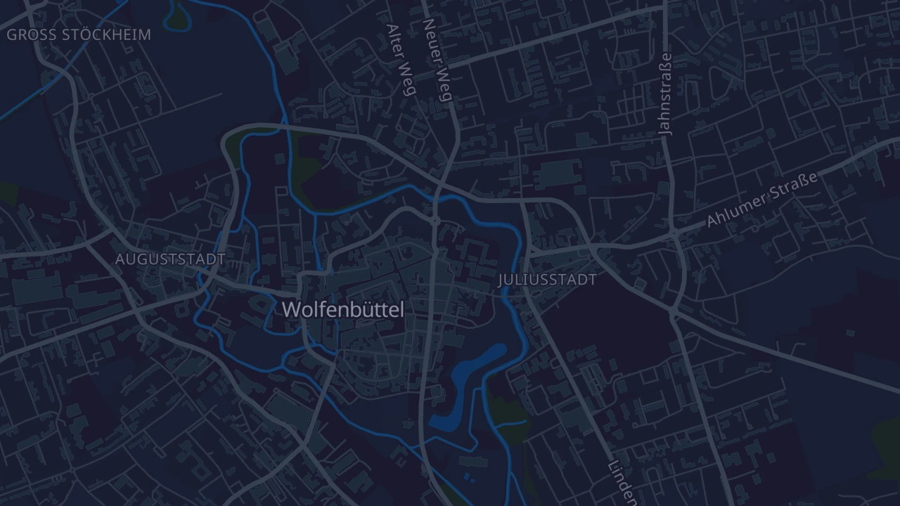 Karte von Wolfenbüttel