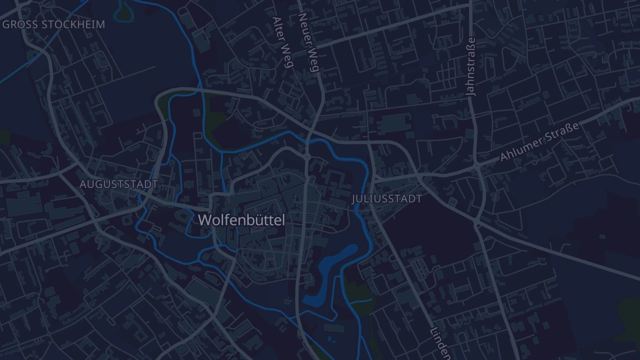 Karte von Wolfenbüttel